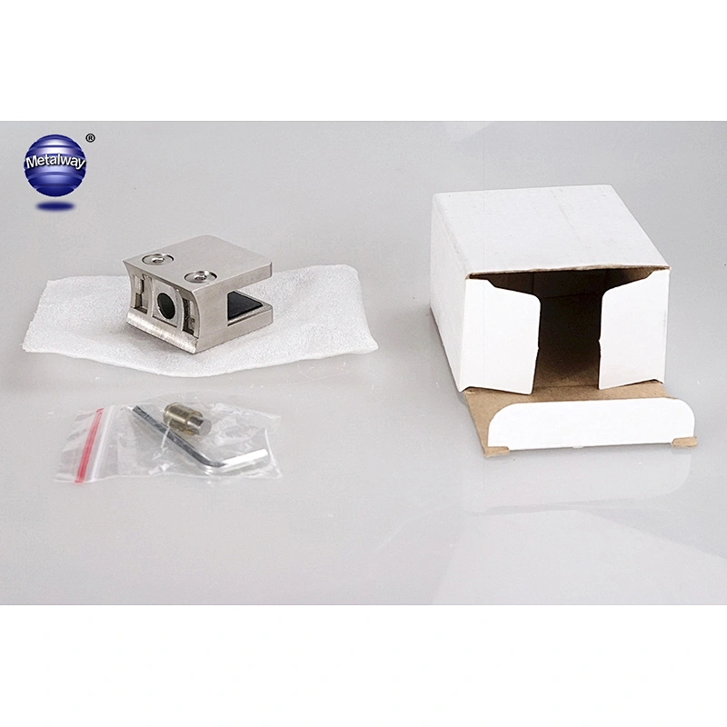 Ladder railing clamp railing glass clip tube and glass connector