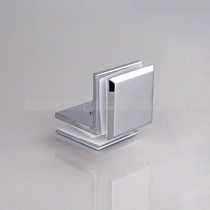 High quality stainless steel 304 corner glass bracket brass shower glass door clamps