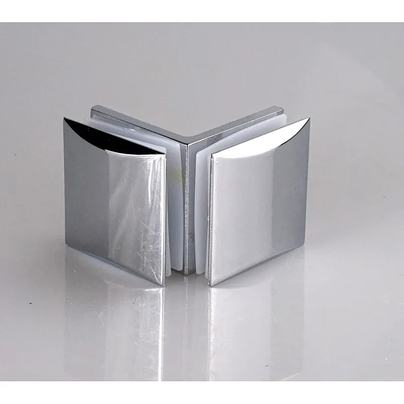 90 Degree Zinc Alloy Glass to Glass Bracket Clamp