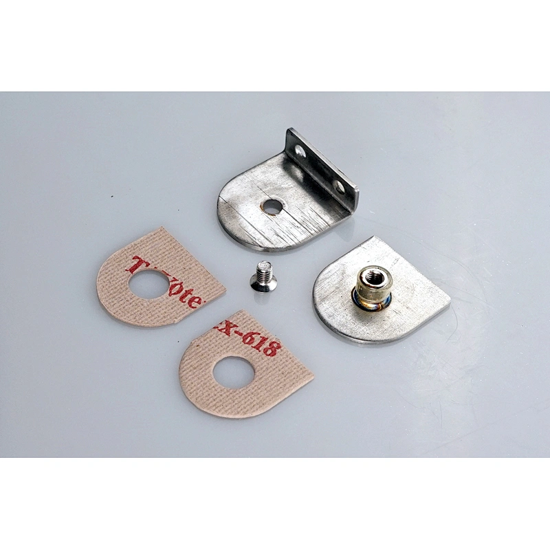 Glass Partition Brace Glass to Glass Stainless Steel Clip