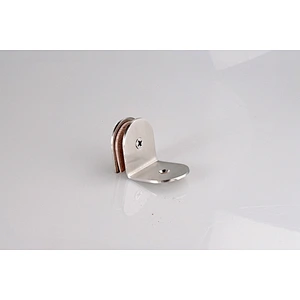 90 Degree Stainless Steel Wall to Mounted Partition Glass Clamp