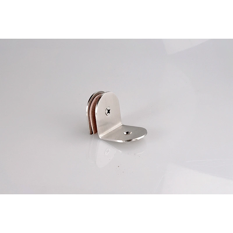 90 Degree Stainless Steel Wall to Mounted Partition Glass Clamp