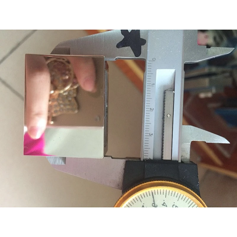 stainless steel shower tube glass to wall connector square