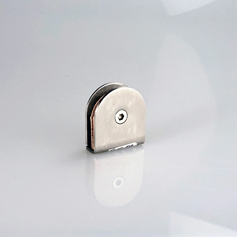 Glass Partition Brace Glass to Glass Stainless Steel Clip