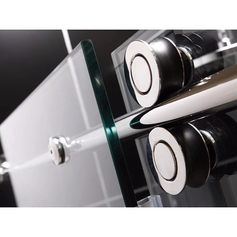 Tempered Sliding Glass Shower Door Track Hardware Kit For America Market