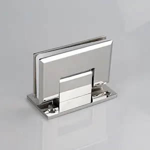 Stainless Steel Wall to Glass Mount Shower Door Hinge