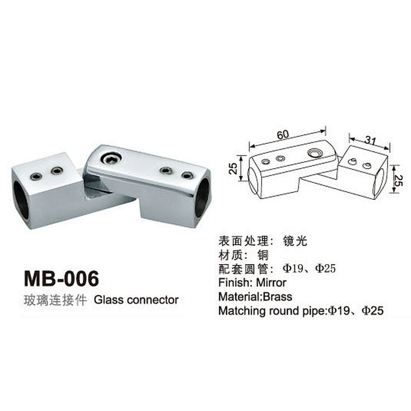 Shower Room Square Pipe Rob Connector