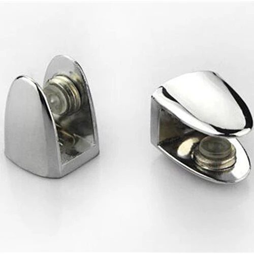 zinc alloy chrome glass clips panel glass clamps