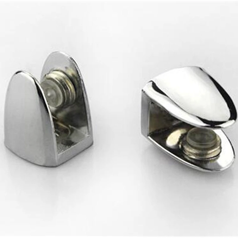 zinc alloy chrome glass clips panel glass clamps