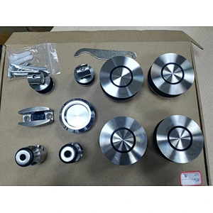 Tempered Sliding Glass Shower Door Track Hardware Kit For America Market