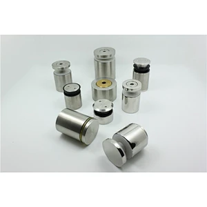 rubber standoff stainless steel stain wall mount clamp glass stair