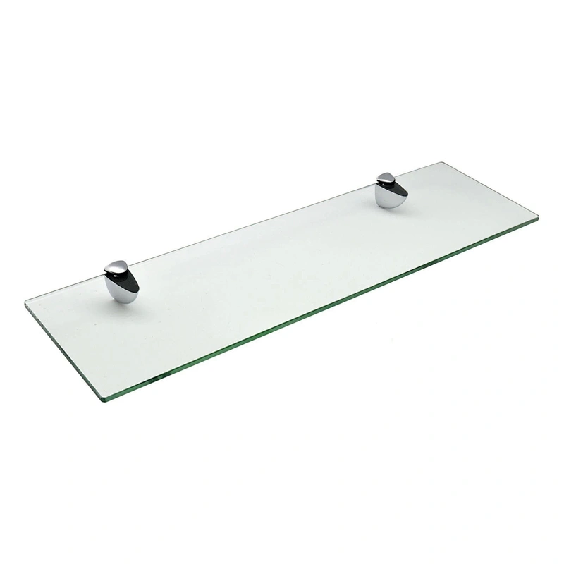 Zinc Alloy Square Shelf Bathroom Glass Clamp