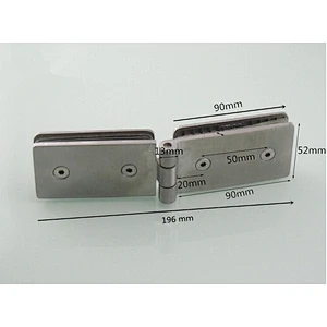180 degree glass door clamp hinge