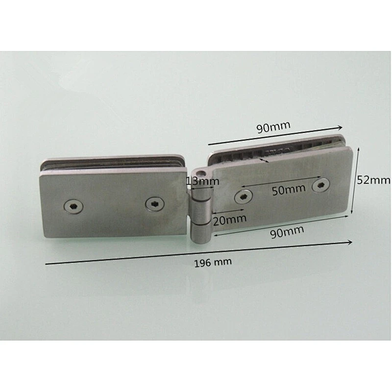 180 degree glass door clamp hinge