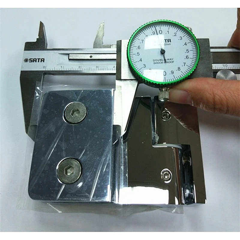 90 Glass to Wall Brass Shower Door Self-Rising Hinge