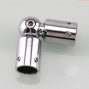 adjustable tube connector brass shower room glass door round tube connector