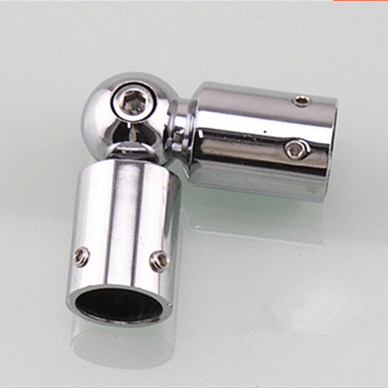 adjustable tube connector brass shower room glass door round tube connector