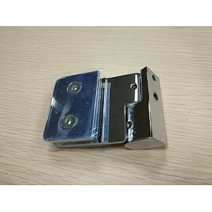 90 Glass to Wall Brass Shower Door Self-Rising Hinge