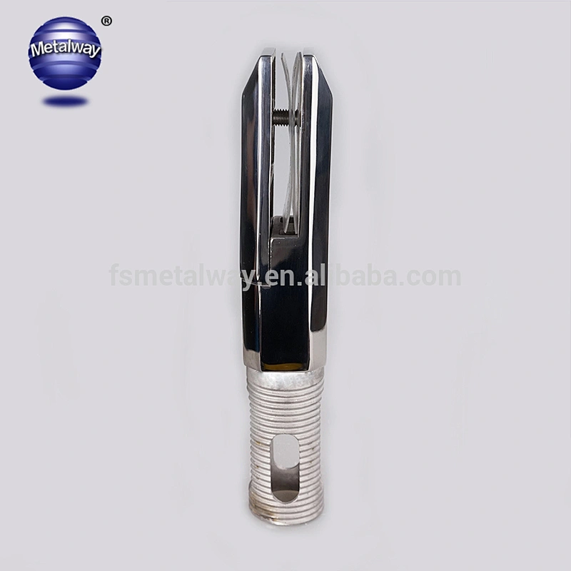 Square deck fence spigots glass fence spacer glass railing holder