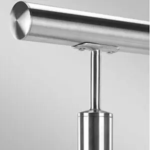 stainless steel 316 stain finish brackets for holding glass