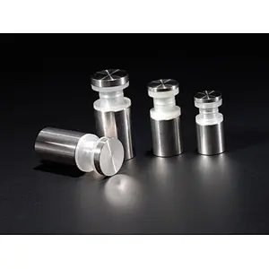 stainless steel stain standoff finish long screw glass handrail holder clamp