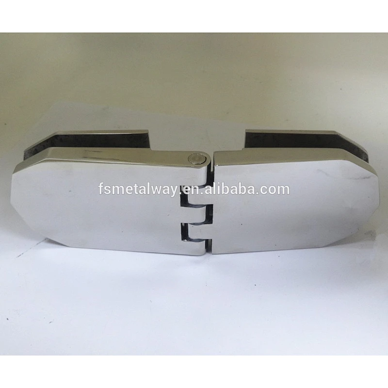 metal polish chrome glass shower hardware hinges