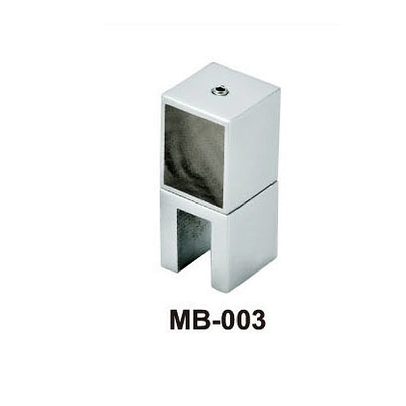 Bar To Glass Bracket Shower Square Pipe Connector