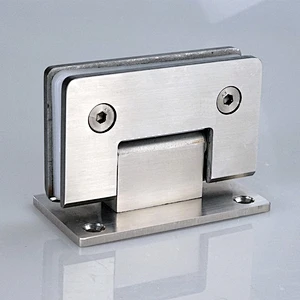 stainless steel 90 degree spring shower glass door hinge