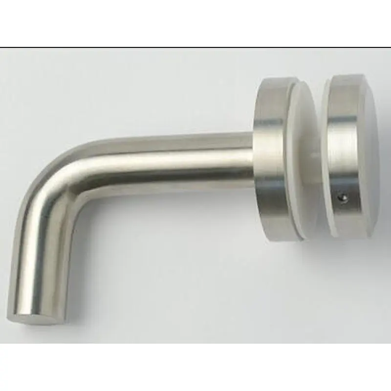 adjustable metal handrail support stained glass brackets