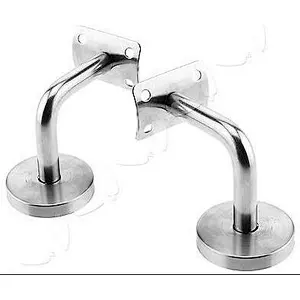 stainless steel 316 stain finish brackets for holding glass