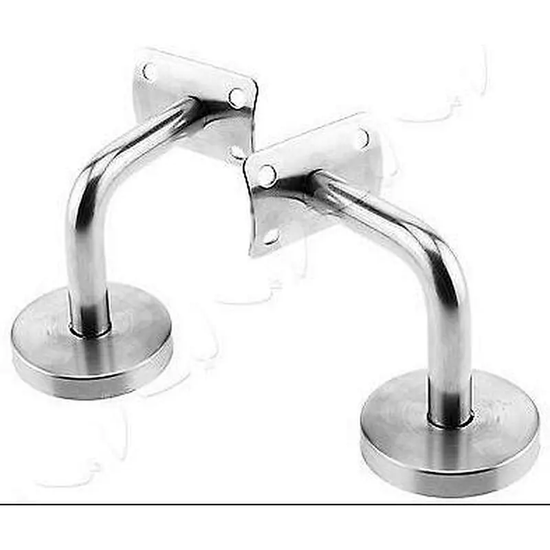 stainless steel 316 stain finish brackets for holding glass