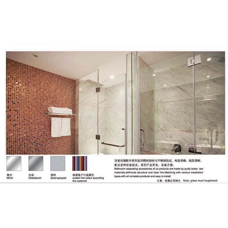 Camber Fashion Glass Clamp,Zinc Alloy Glass To Glass Door Hinge
