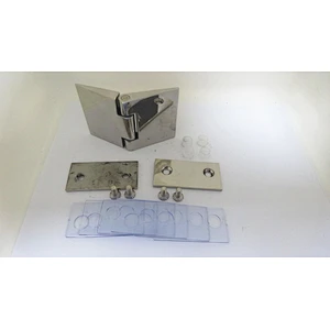 180 degree mirror shower glass door clamp hinge