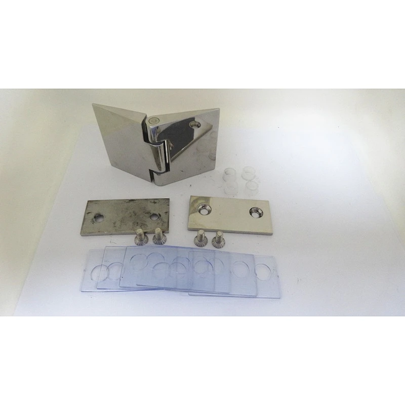 180 degree mirror shower glass door clamp hinge