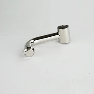 Shower Holder Clamp J Shape Tube Pipe to Glass Support Clamp
