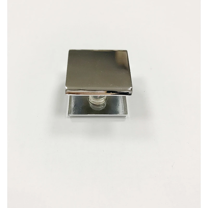 Zinc Alloy Square Shelf Bathroom Glass Clamp