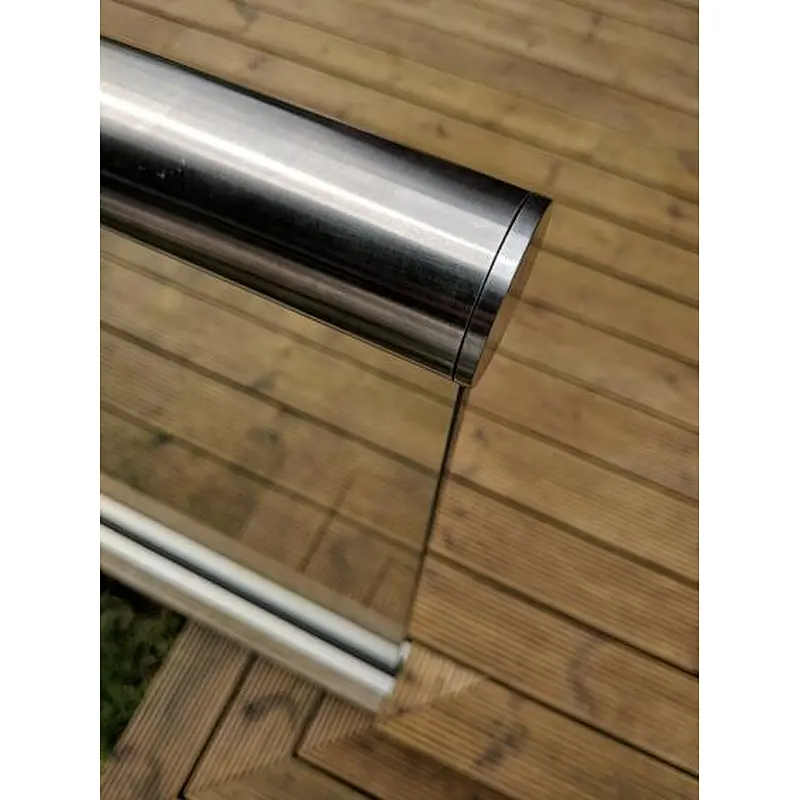 stainless steel handrail end cap