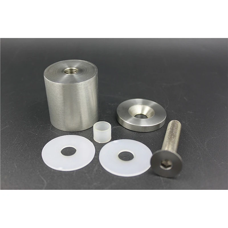 stainless steel glass stair connector standoff