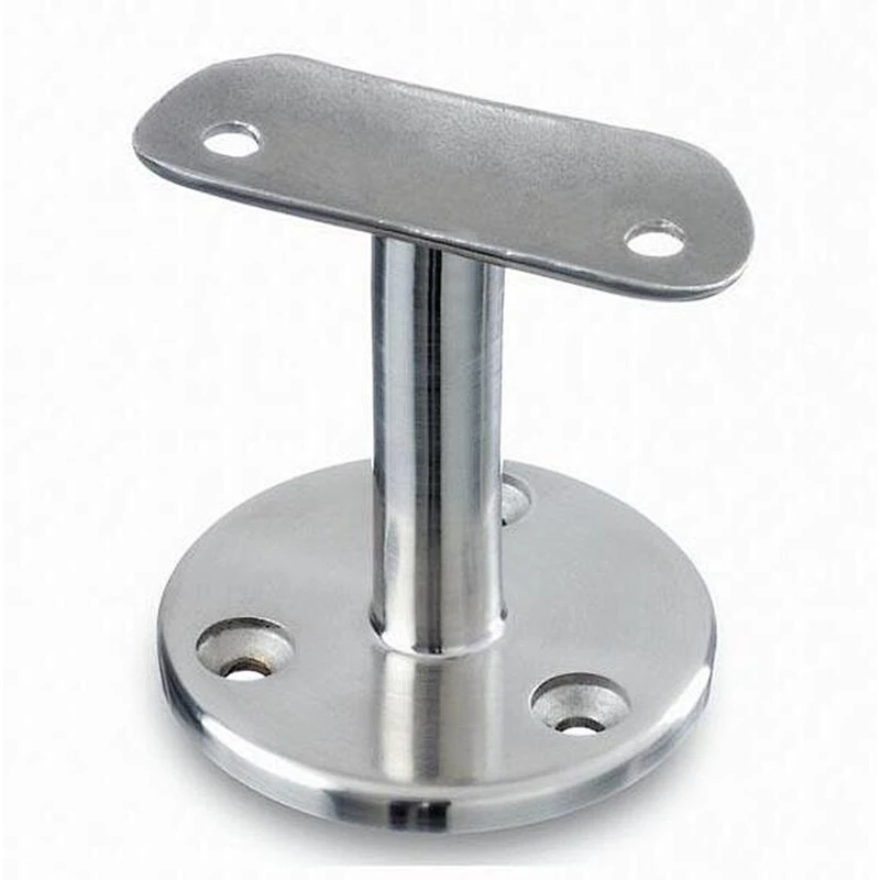 adjustable metal handrail support stained glass brackets