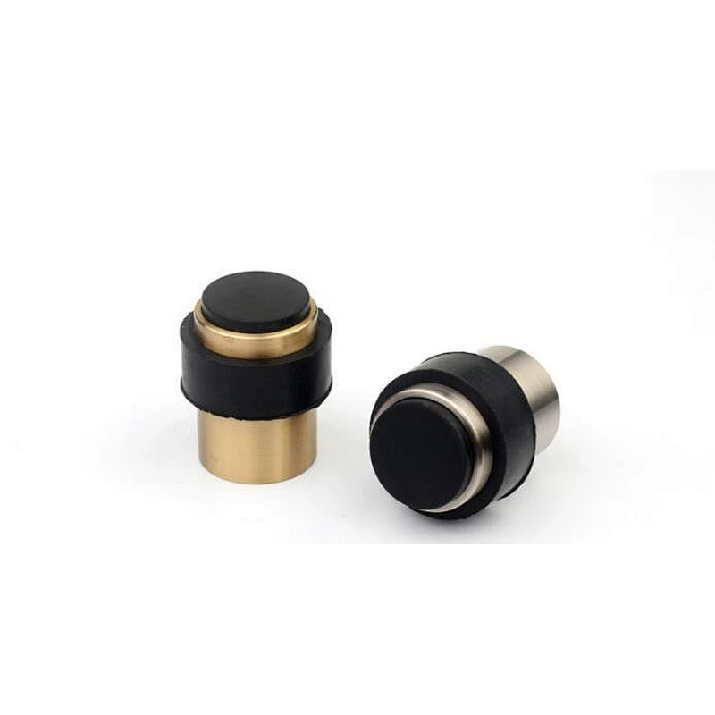 stainless steel stain finish rubber door stop