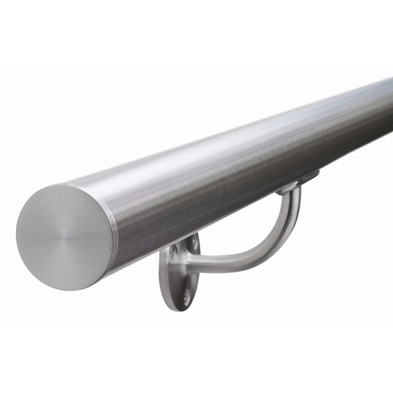 Stainless Steel Glass Railing Wall Mounted LED Handrail Support Bracket