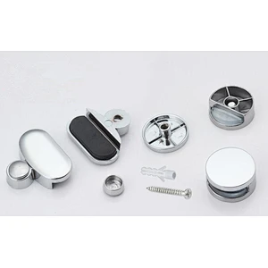 zinc alloy glass shelf clips glass shelf clamp