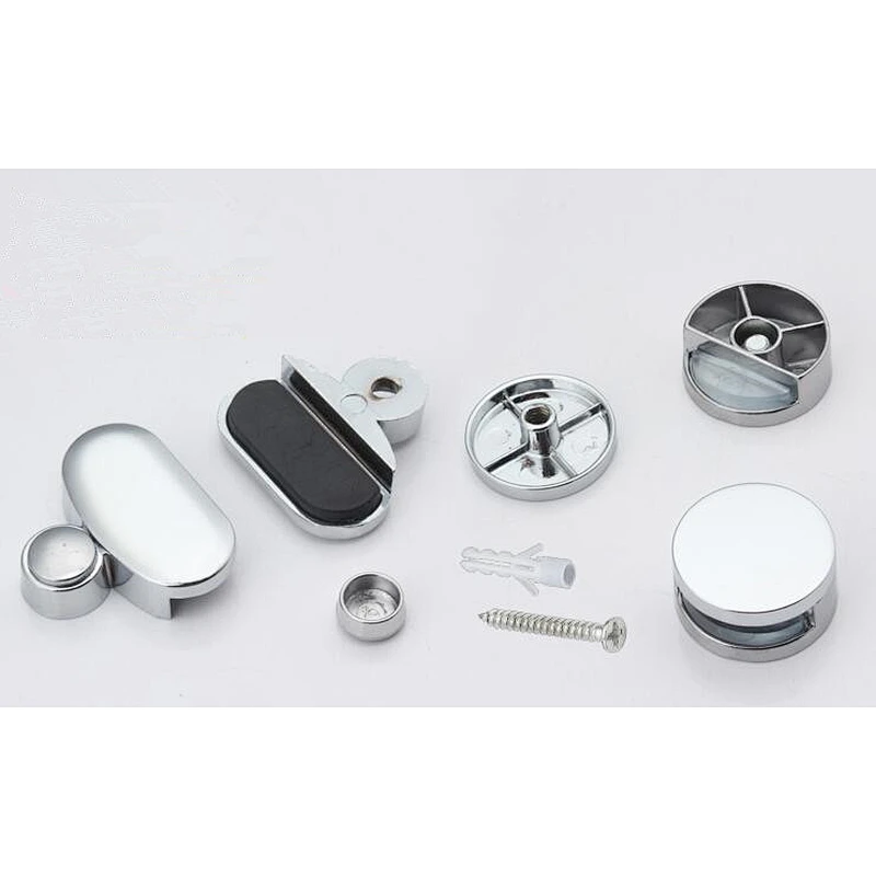 zinc alloy glass shelf clips glass shelf clamp