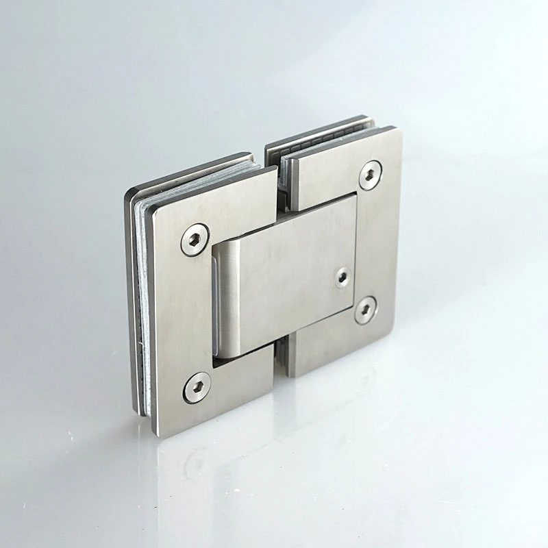 stainless steel hydraulic soft close glass door hinge