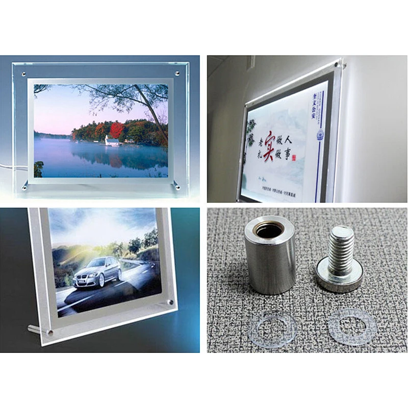 sign stand off advertising board holder standoff screw