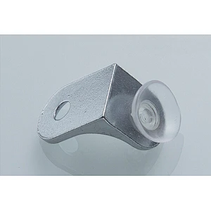 zinc alloy chrome finish glass shelf clips