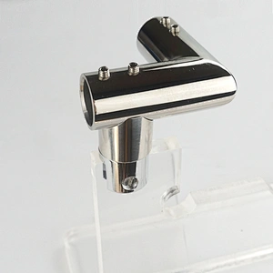 Round tube holder frame connecting hardware 90 degree connecting tube tool