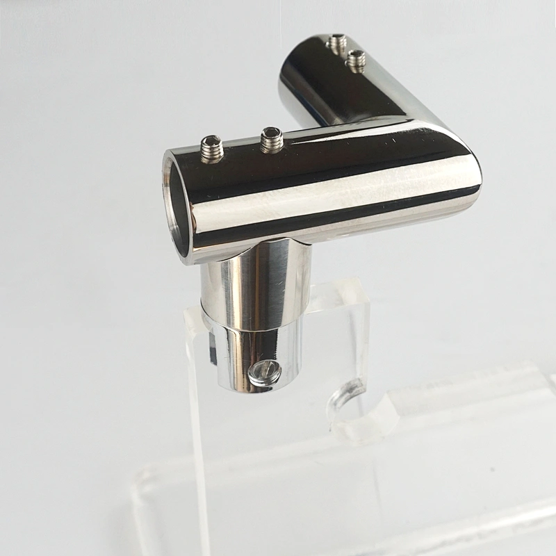 Round tube holder frame connecting hardware 90 degree connecting tube tool