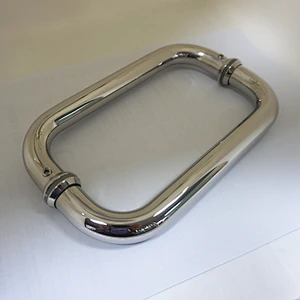 stainless steel shower glass door handles