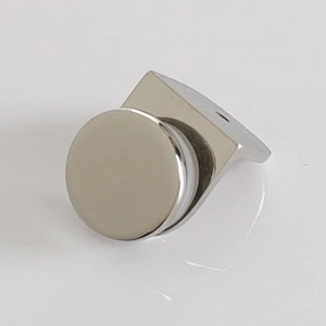 Zinc alloy Glass railing clamp round shower door clips